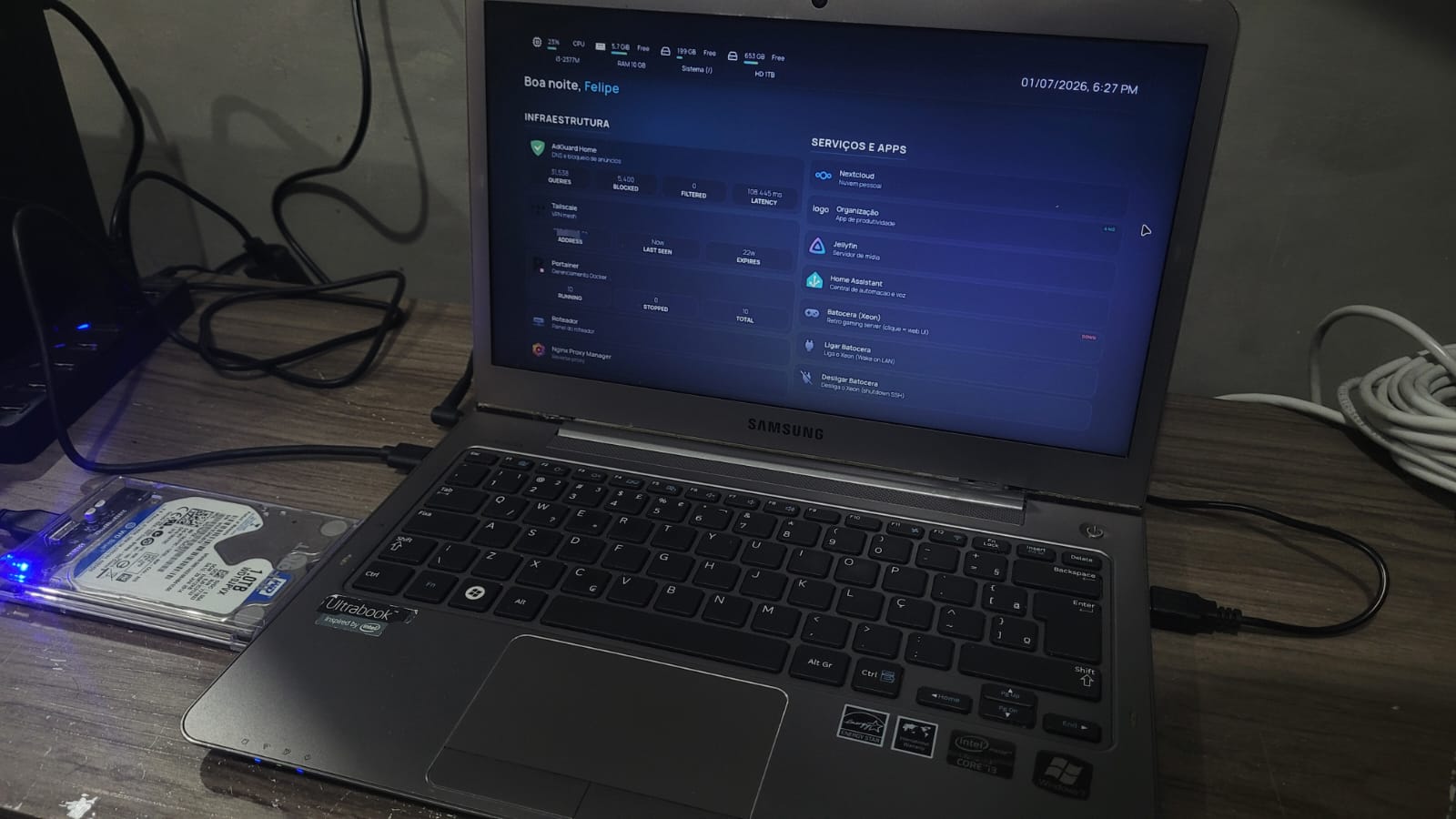 Homelab self-hosted